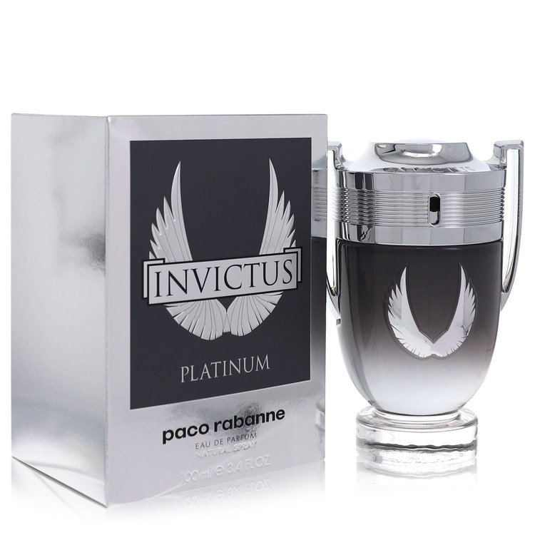 Invictus Platinum by Paco Rabanne Eau De Parfum Spray 3.4 oz Invictus Platinum by Paco Rabanne Eau De Parfum Spray 3.4 oz